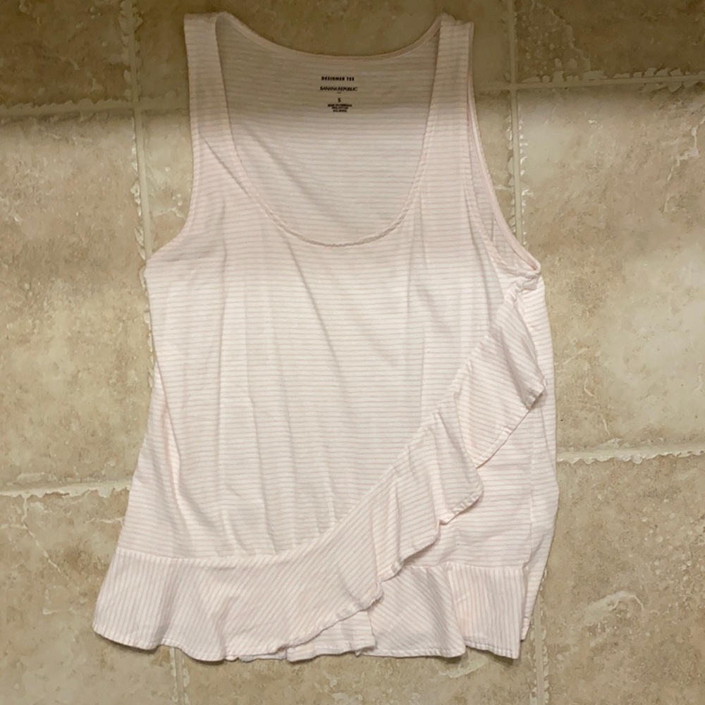 Banana Republic Ruffle Tank top